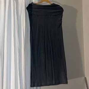 James Perse long gray skirt